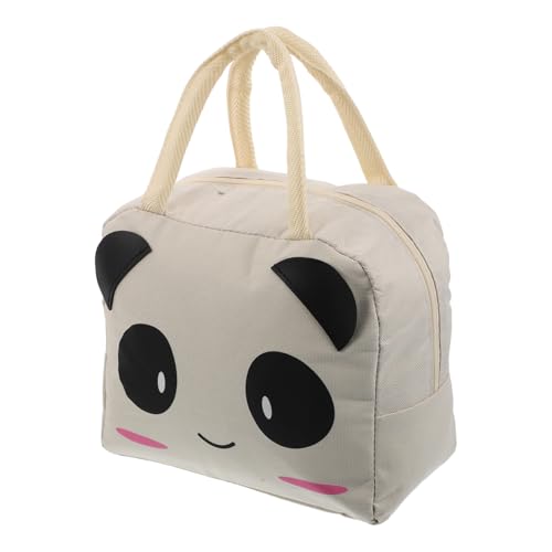 TOPBATHY Bolsa Térmica Para Almuerzo Con Diseño De Panda Para Picnic Bonita Bolsa De Tela Oxford Para El Almuerzo Ideal Para Viajes