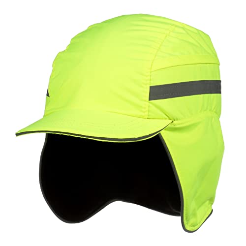 3M™ First Base™ 3 Anstoßkappe 2021209, Winter, fluoreszierende Warnfarbe, Gelb, verkürzter Schirm, 55 mm