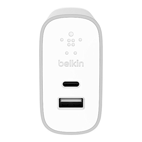 Belkin Boost Charge 27-W-USB-C- + 12-W-USB-A-2-Port-Netzladegerät (iPhone-Ladegerät zum Schnellladen für iPhone 11, 11 Pro/Pro Max, XS, XS Max, XR, X, SE, 8/8 Plus und andere Geräte)