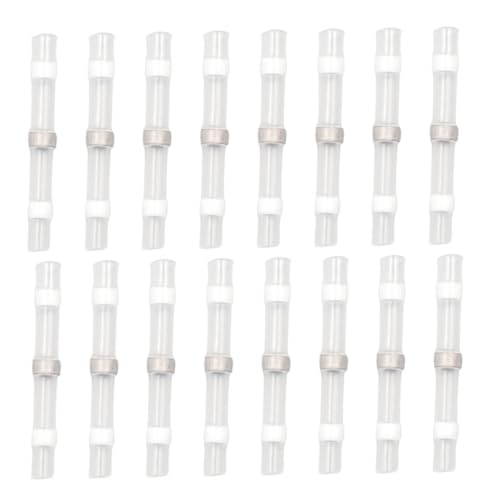200 Connecteurs de Fils Thermorétractables Blancs 26-24 AWG