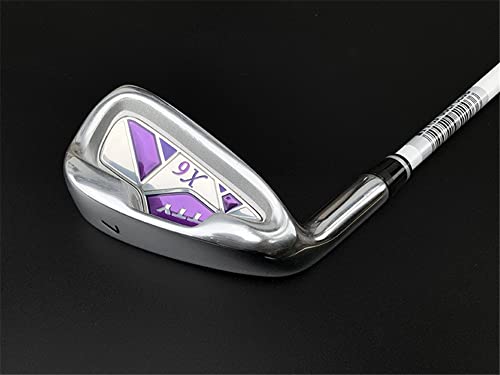 Left Handed Golf Club Irons For Men And Women, 7 Iron Golf Club With Carbon/Steel Shaft, Beginner Practice Golf Rod Sports (Steel Shaft-Blue) #TOP3