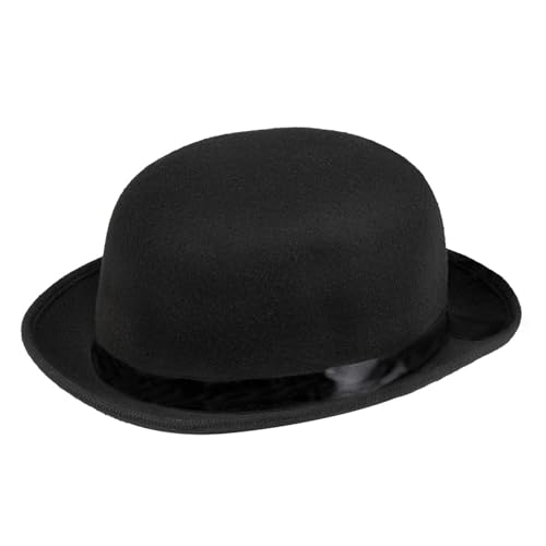 AEC - CF124055 - Déguisement - Chapeau Melon - Taille Unique, Noir