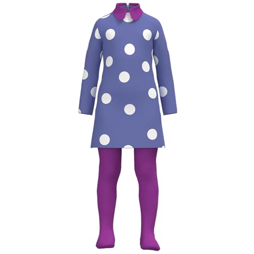 Adult Envy Costume for Women Inside Envy Purple Dress and Legging Sets Halloween Cosplay Outfits(Sets M)
