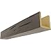 Ekena Millwork BMHH3C0040X060X264BD 3-Sided (U Hand Hewn Endurathane Faux Wood Ceiling Beam, 4"W x 6"H x 22