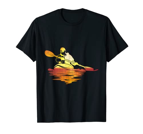 Kayak retro divertido kayak kayak amante de la navegación gráfico Camiseta