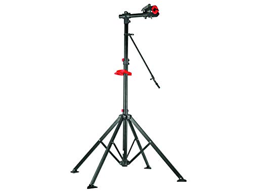 Bullwing Fahrradmontageständer Fahrradständer Reparaturständer für Fahrräder Aller Art Schwerlast Montageständer bis 30 kg schwarz