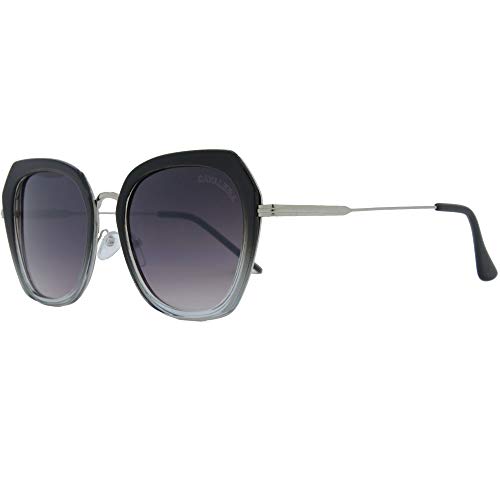 Óculos de sol, White, Cavalera, Quadrado, Feminino, Preto Degrade, Único
