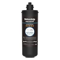 Waterdrop WD-RF10 Wasserfilter, NSF/ANSI 42 Zertifiziert, 30.000 Liter Hohe Kapazität, Ersatz für Watertrop Untertisch Wasserfiltrationssystem
