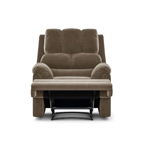 Image of Wakefit Recliner | 3 Year Warranty | Recliner Sofa 1 Seater, XpertGRID Technology, Designed for Supreme Comfort & Relaxation, Easy DIY Assembly, 145 kg Weight Capacity, Virelia (Stone)