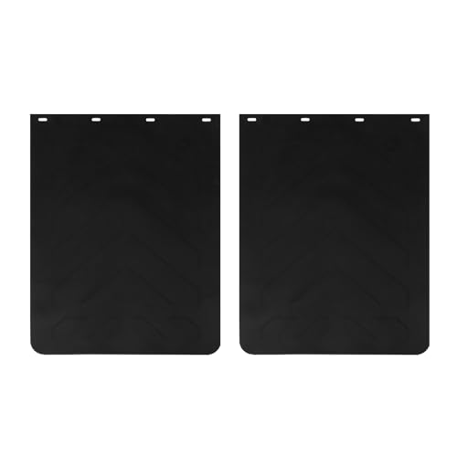 Image of Mud Flaps for Semi Trucks Black Polymer Tractor Trailer Heavy Duty Rubber Mudflaps Oversized Splash Guard, 24 x 36Inch, 2PCS