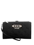 Guess Monedero Anise SLG Double Zip Organizer Black Logo Negro