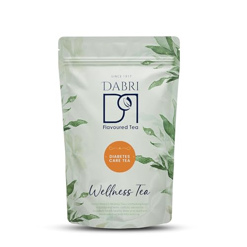 Image of Dabri Anti Diabetic Green Tea 200gm Pouch (Pack of 2 x 100gm Each Pouch) |Organic Loose Leaf|Rich in Antioxidants|Helps Regulate Blood Sugar & Boost Immunity|Pure Herbal Blend with Natural Green Tea