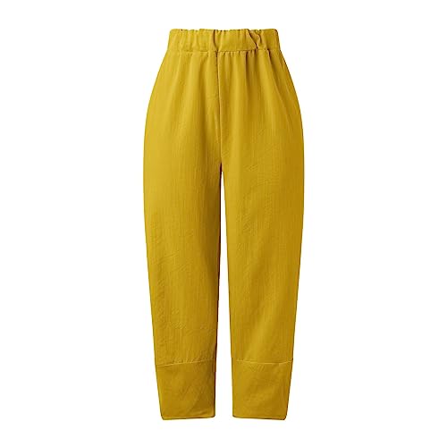 Male Daily Casual Solid Color Side Hip Pockets Elastic Waist Pants Long Trousers Little Boy2
