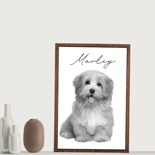 My4Gifts 2024 CANVAS MOTHERS DAY Personalized Dog Painting From Photo cover
