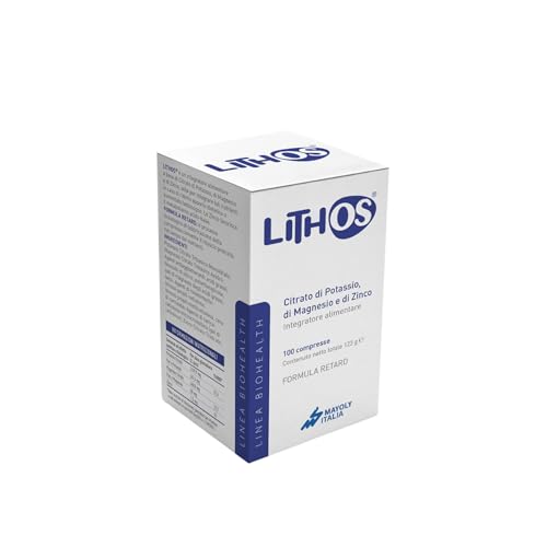 Lithos Integratore Magnesio Potassio Zinco, 100 Compresse