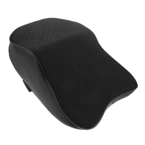 Cabilock Almohada Cuello de Espuma Viscoelástica para Coche Funda Extraíble y Soporte Cómodo para Viajes y Asiento de Automóvil Negro