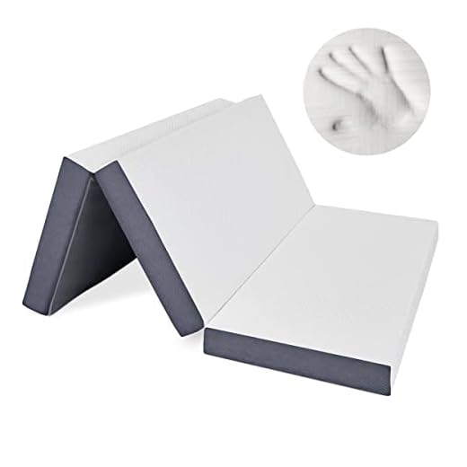 Heyward Luxury 6” Memory Foam Trifold Mattress | Queen, Portable Space Saver, Firm, CertiPUR-US Certified | Washable Bamboo Jacquard Ventilated Material w/Non-Slip Base | 78”L x 58”W x 6”H