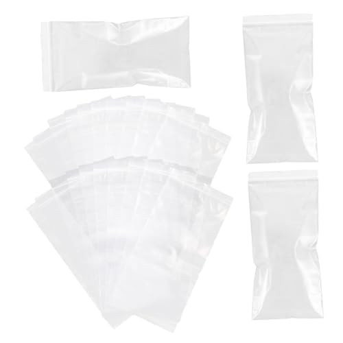 VILLCASE Cellphone Waterproof Case 100pcs Self-Sealing Pouches Thickened Plastic Protection for Grime Resistance Transparent