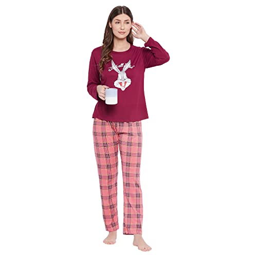 Image of CAMEY Women Full Sleeve Nightsuit