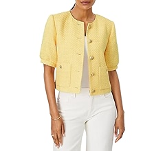 【新品】sheller LOOP tweed jacket short coat New Look Tweed Short Jacket - Size 8 – Sunshine Thrift