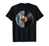 Disco Ball LP Vinyl Record – Retro 70s Vintage Music T-Shirt
