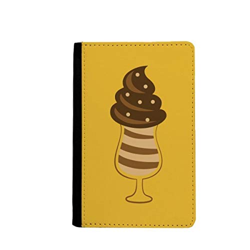 Étui portefeuille de voyage avec motif tasse chocolatée multicolor 3.7x5.8 pouces style classique