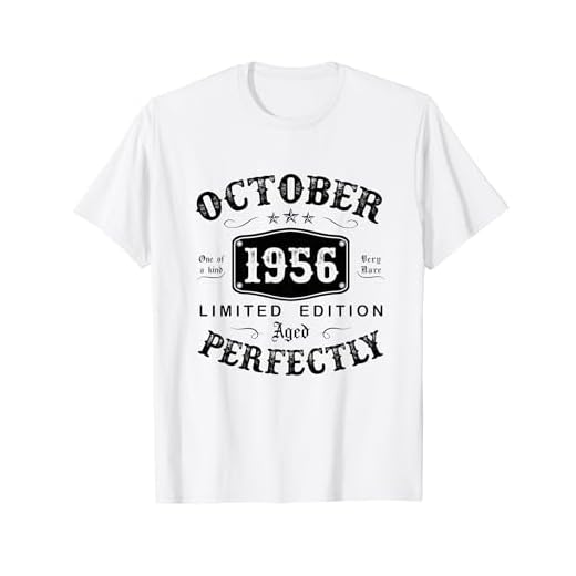 Vintage Regalo 68 Años Cumpleaños Hombre Octubre 1956 Camiseta
