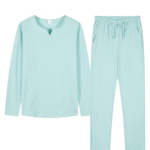Ensemble vêtement homme mode printemps été pantalon grand taille manches longues