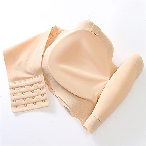 Sous-vêtements sans bretelles invisibles grande taille 7XL couverture complète abricot - 6