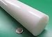 White HDPE (High Density Polyethylene) Round Rod 2.25