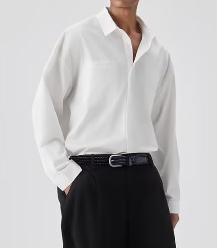 Genuine Leather Braided Belt for Men Jeans Golf, 1 3/8" Stretch Woven Leather Belts Casual4