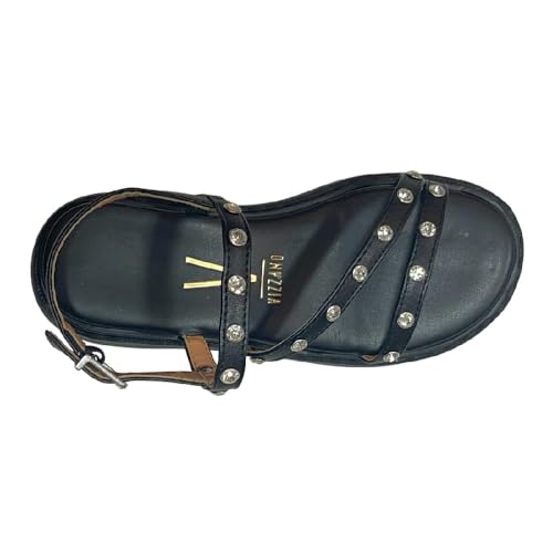 Sandália Papete Flatform Vizzano (Preto, BR, Adulto, Numérico, M, 38)
