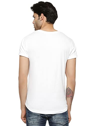 Image of ADRO Men's Cotton Solid Regular Fit T-Shirt