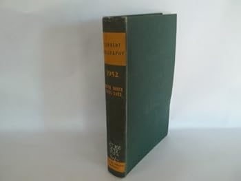 Hardcover Current Biography Yearbook : 1952 Book
