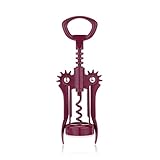True Soar Merlot Winged Corkscrew, Self Centering Worm, Bottle Opener