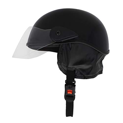 Image of Sage Square Aero Half Helmet (Black Glossy) (Large), Polycarbonate