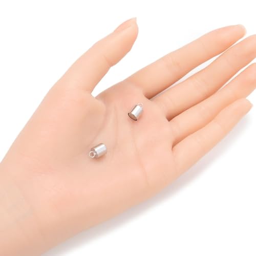 Adabele SS385 (1PC) 1Pc Adabele Authentic 925 Sterling Silver Tube Magnetic Clasp Closure Jewelry Findings Tarnish Resistant Rhodium Plated thumb #2