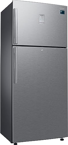 Image of Samsung 530 L, 1 Star, Optimal Fresh+, Digital Inverter, Frost Free Double Door Refrigerator (RT56C637SSL /TL, Silver, Real Stainless)