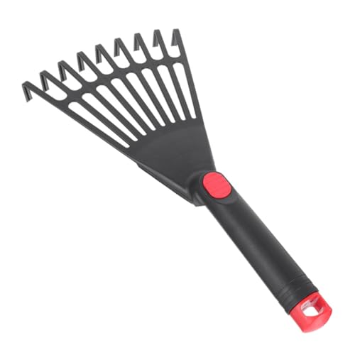 Angoily Rastrillo De Jardín Rastrillo De Ventilador Rastrillo para Hojas Rastrillo Azada Rastrillo De Hojas Pala Pararse Hendedura Rastrillo para Jardinería Escardador Neto El Plastico