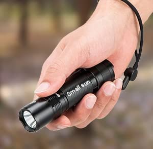 SMALLSUN Rechargeable Small Sun Warranty 1 Year Across 78 Countries International Standard Long Range Flashlight Aluminium Alloy auto Rechargeable Pack of 2
