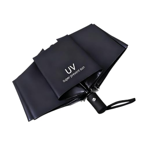 LEKAYIHU Portable for Rain & Sun Travel Umbrella and Sunshade Compact Umbrella with Auto Open/Close, Strong Alloy Steel Frame, Compact Size for Backpacks/Handbags,10
