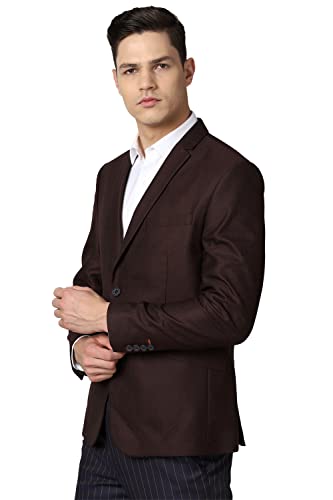 Image of Van Heusen Men's Brown Blazer Slim