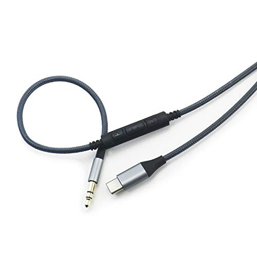 Câble audio USB C vers 3,5 mm compatible Skullcandy Hesh ANC Crusher Evo micro télécommande - 6