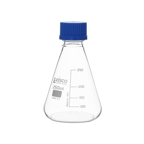 EISCO Erlenmeyer Flask with PTFE Screw Cap