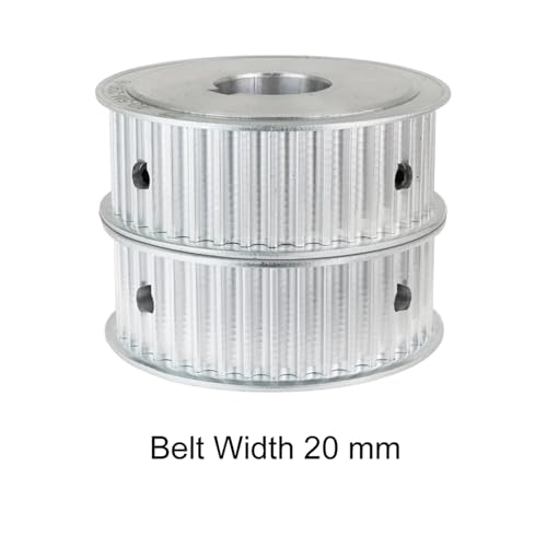 Poulie à courroie 5M-44T avec alésage 10mm et largeur 25mm pour transmission mécanique