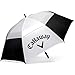 キャロウェイ 2025 晴雨兼用 UVアンブレラ 風に強いダブルキャノピー仕様 撥水 直径137cm USモデル ホワイト×ブラック