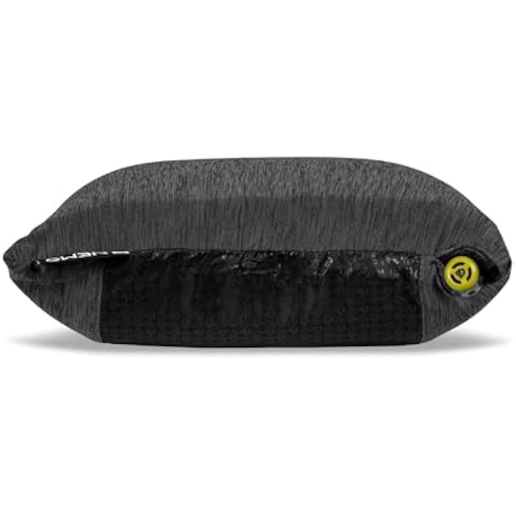 Nemo Equipment Fillo Backpacking & Camping Pillow - Black Pearl/Birch Bud - One Size