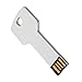 Lot 10 32GB Key Shape USB Flash Drive 32G Metal Memory Pen Stick Thumb Drive Wholesale Bulk Pack (32GB, Silver)