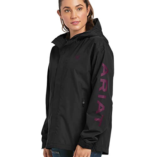 ARIAT Women's Rebar Stormshell Logo Waterproof Jacket4