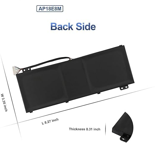 R & I AP18E7M Laptop Battery Compatible for Acer Aspire A715-74G Nitro 5 AN515-43 AN515-44 AN515-45 AN515-54 AN515-55 AN515-56 AN515-57 AN515-58... - Image 4